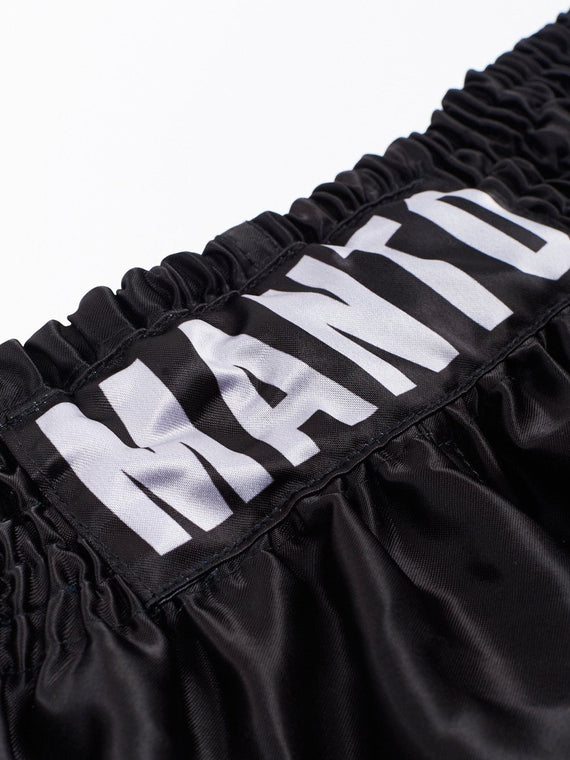 Muay Thai Shorts DUAL black/silver
