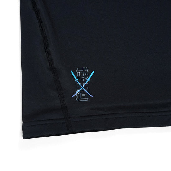 Rashguard Cyber Samurai Kurzarm (Schwarz)