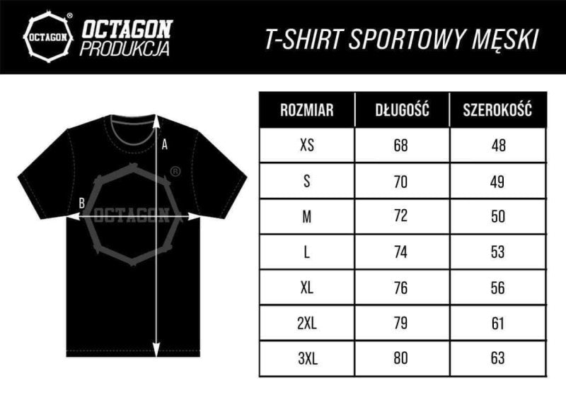 Sportshirt Legion Octagon Grunge Black/Grey