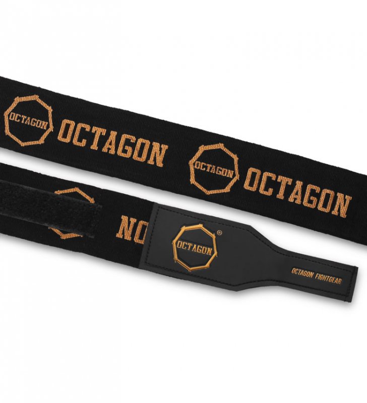 Boxbandagen Octagon Fightgear Supreme Printed Black/gold 5 m