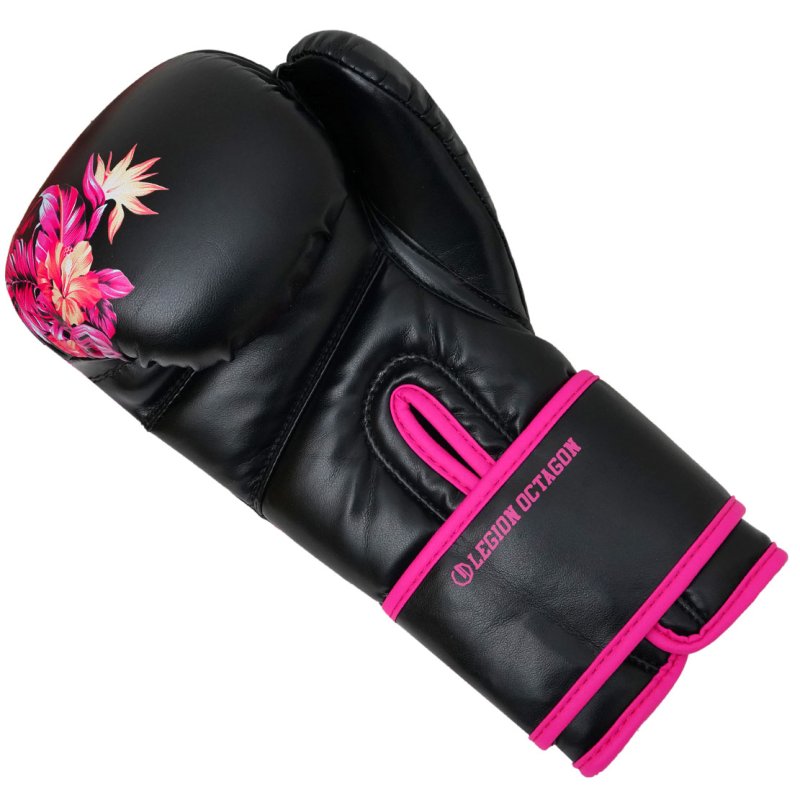 Boxhandschuhe Damen Flower black/pink