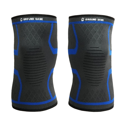 Kniebandagen Classic (Schwarz-Blau)