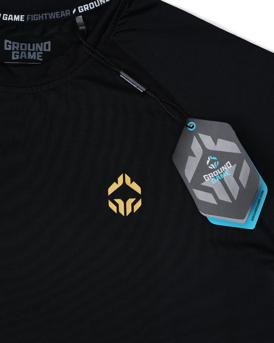Rashguard Essential Gold Kurzarm