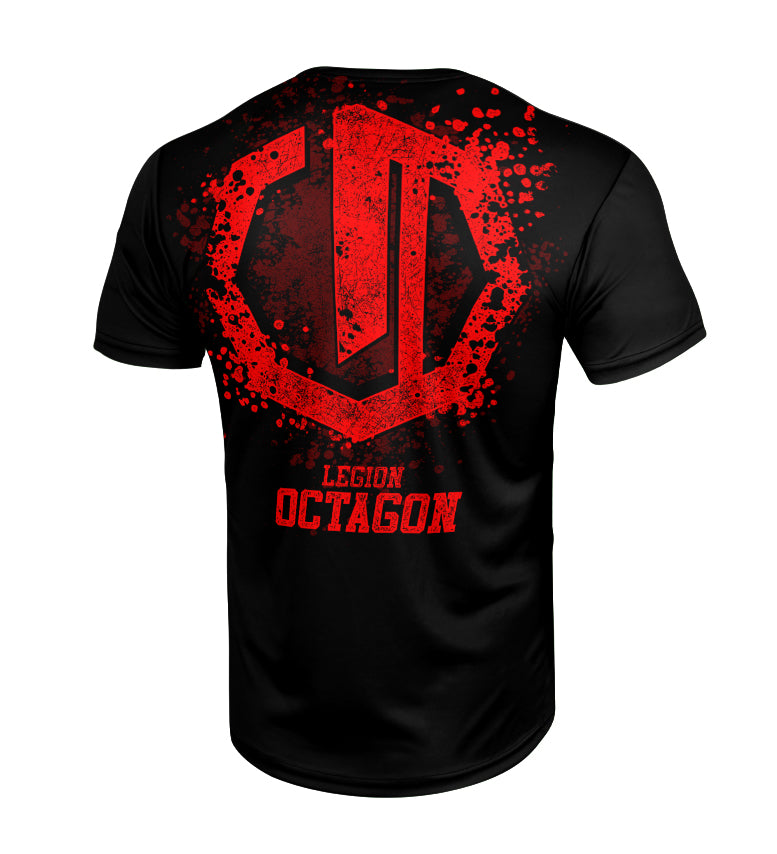 Sportshirt Legion Octagon Grunge Black/Red