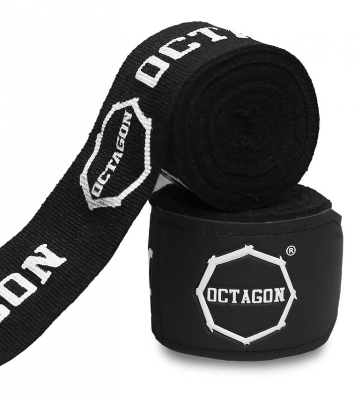 Boxbandagen Octagon Fightgear Supreme Printed Black/White 5 m