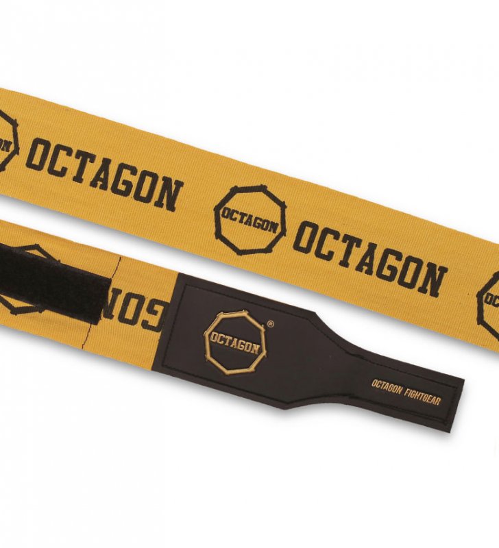 Boxbandagen Octagon Fightgear Supreme Printed gold 5 m