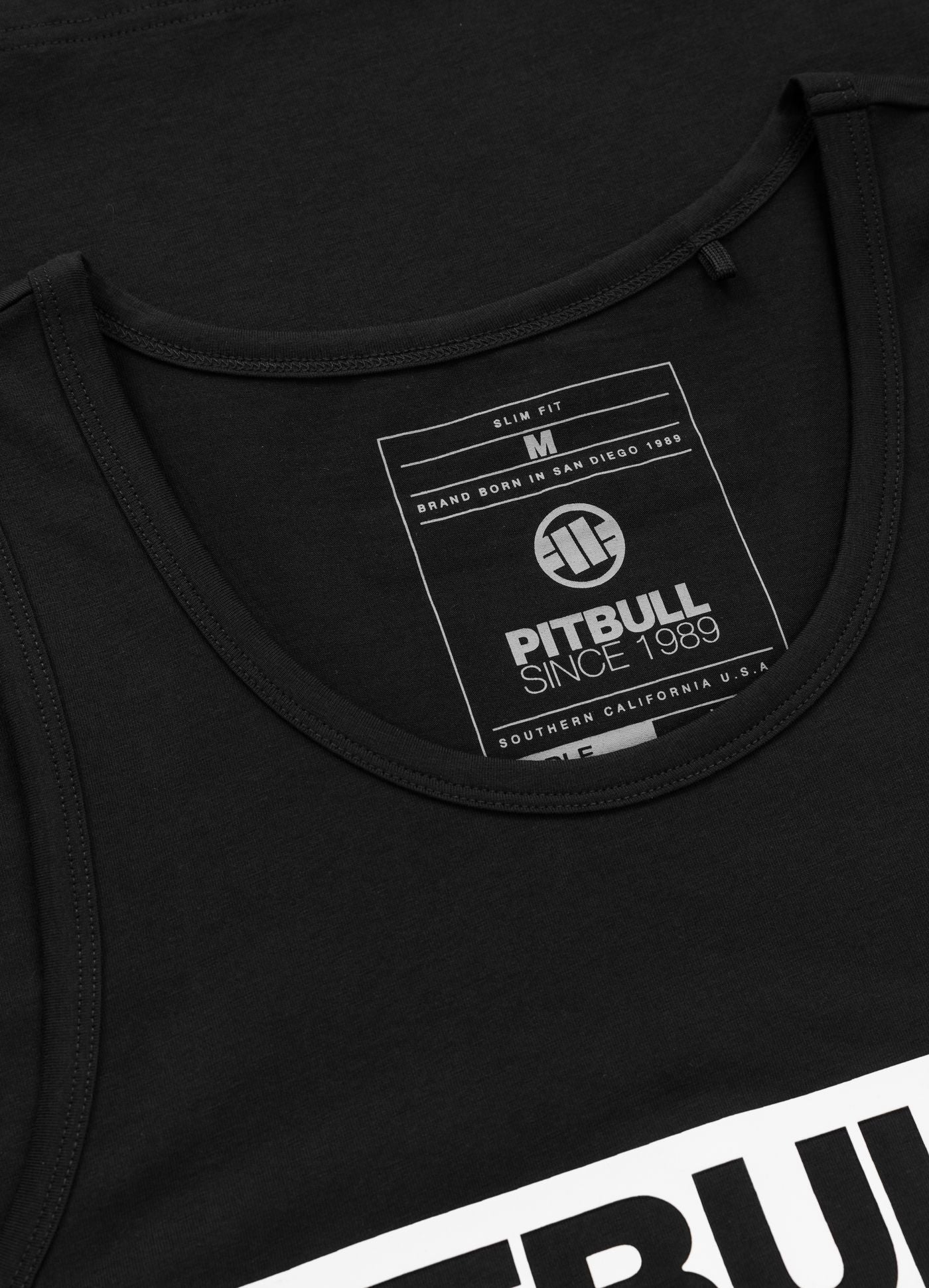 Tanktop Slim Fit Hilltop - Schwarz