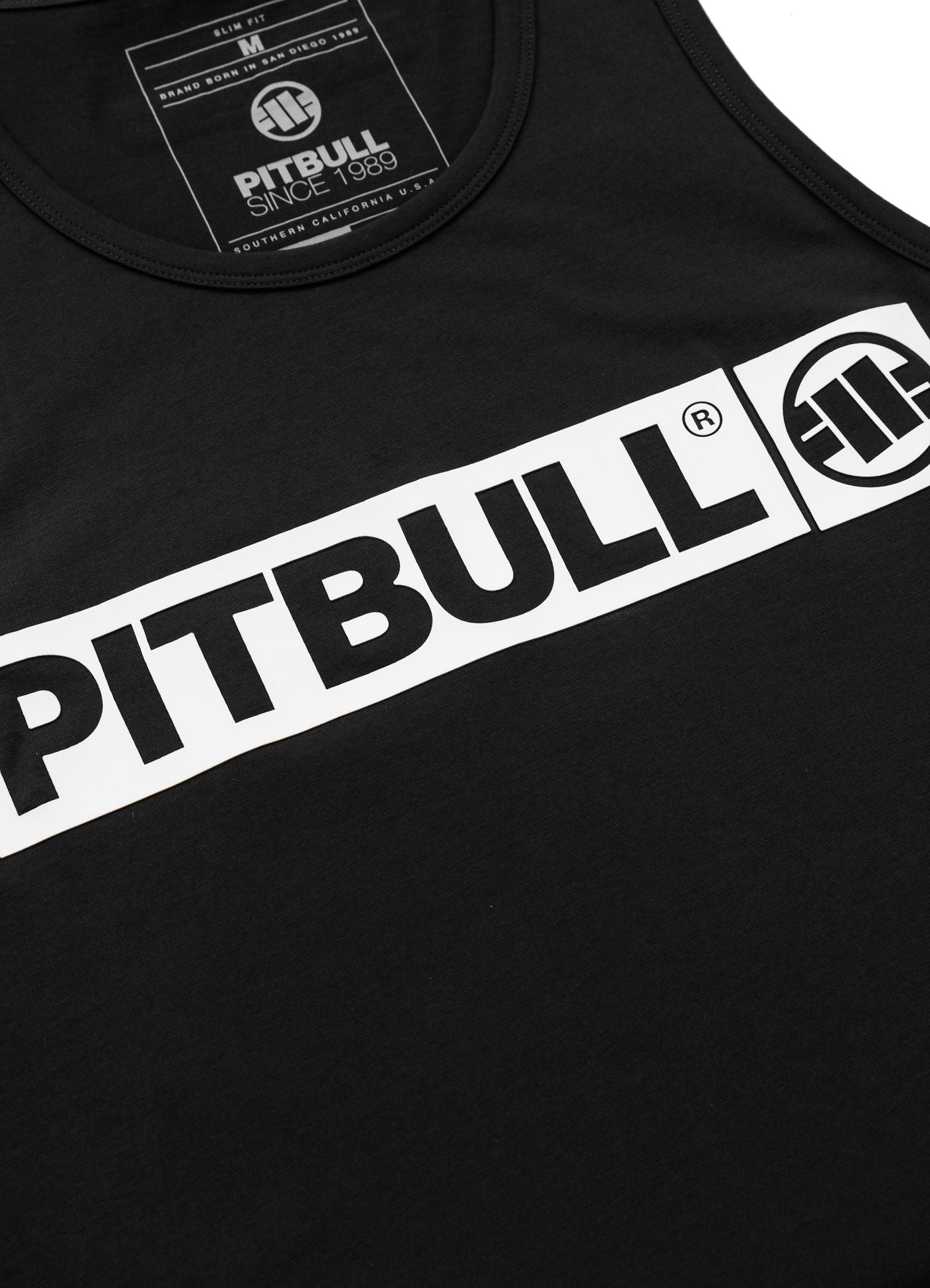 Tanktop Slim Fit Hilltop - Schwarz