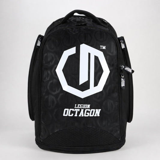 Rucksack / Sporttasche Legion Octagon Shadow schwarz/weiß