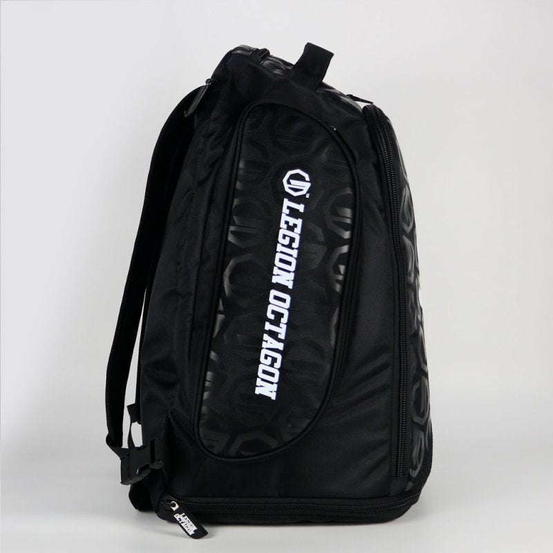 Rucksack / Sporttasche Legion Octagon Shadow schwarz/weiß