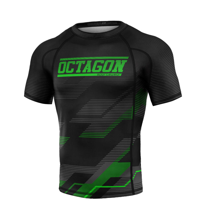 Rashguard PREMIUM Racer blackgreen