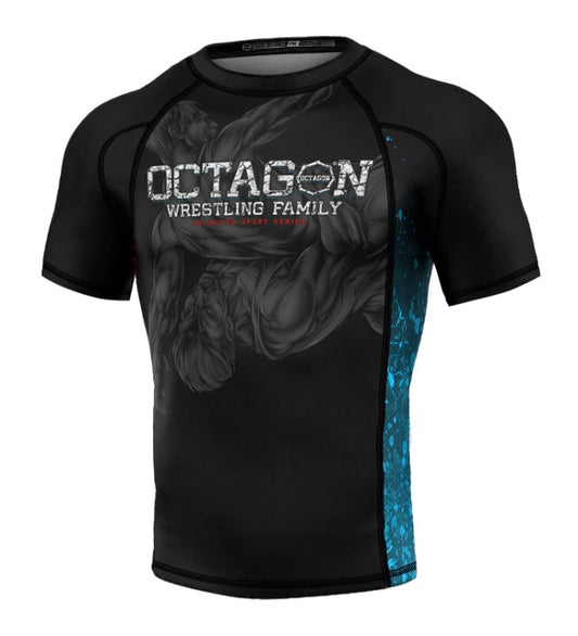 Rashguard Octagon Wrestling Family