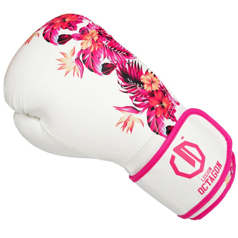Boxhandschuhe Damen Flower white/pink