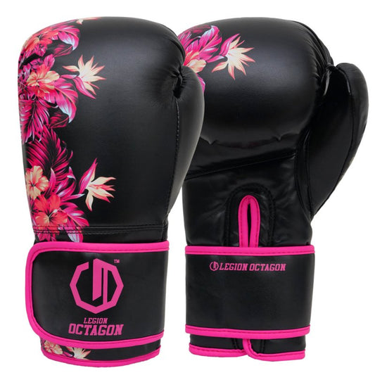 Boxhandschuhe Damen  Flower black/pink