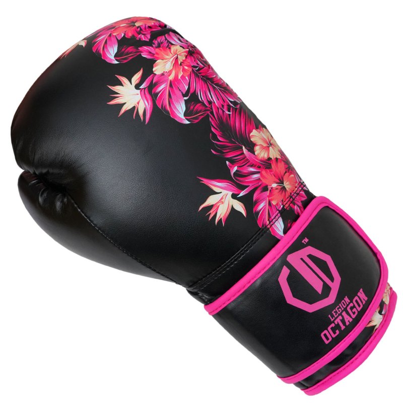 Boxhandschuhe Damen  Flower black/pink