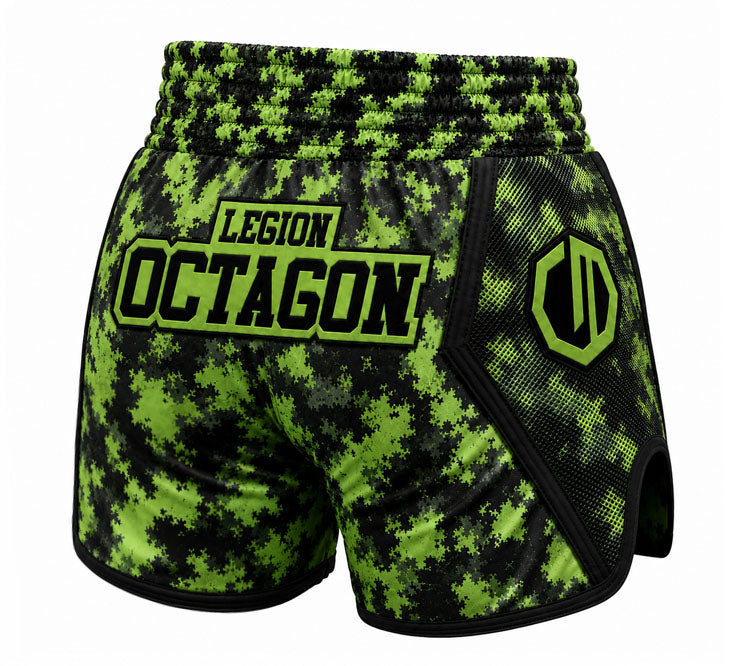Kickboxing-/Muay-Thai-Shorts Legion Octagon PREMIUM OPS: Jungle Assault