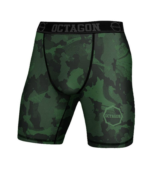 Kompressionsshorts Octagon Camo Forest