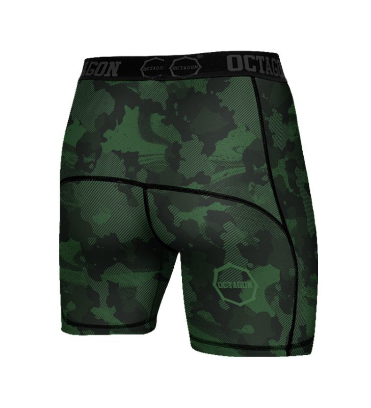 Kompressionsshorts Octagon Camo Forest